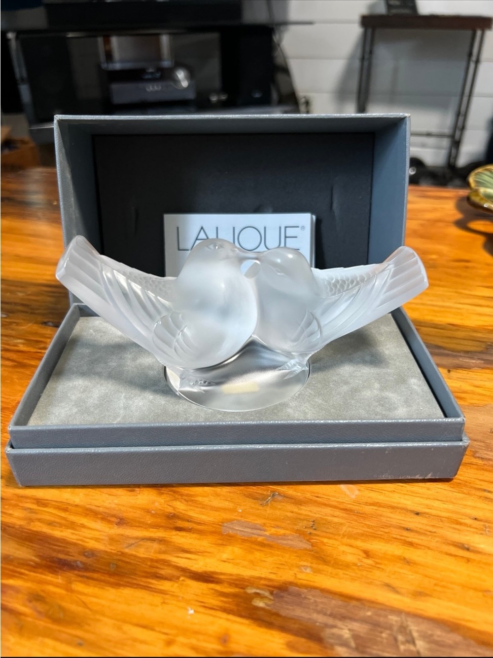 1993 Lalique Society of America "Love Birds" (Tourterelles)